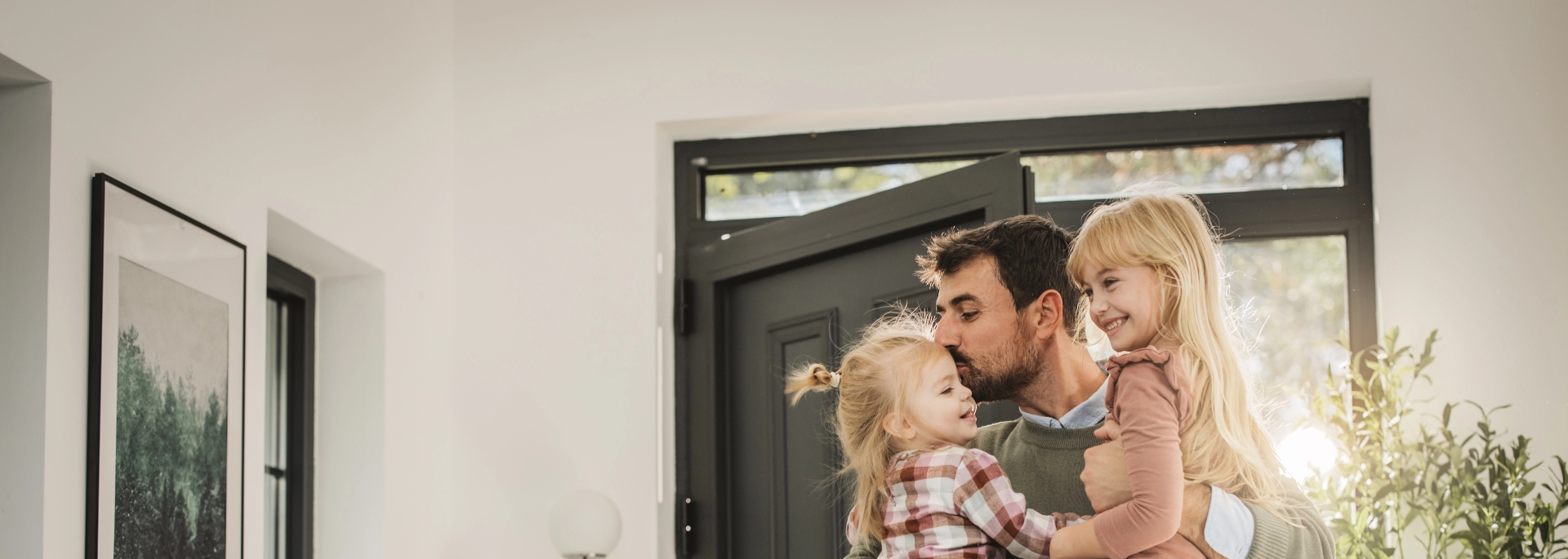 father and two daughters